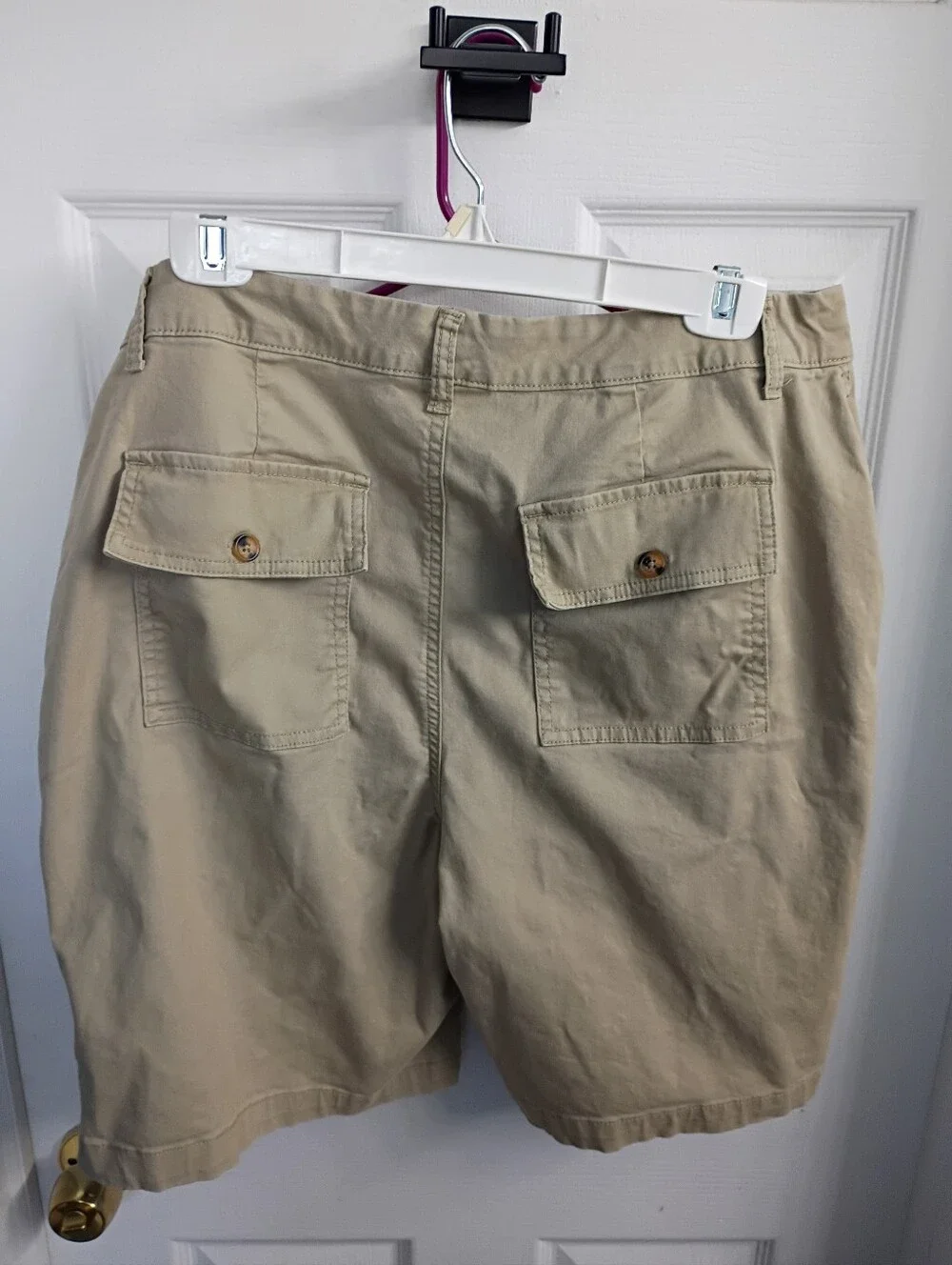 Style & Co. Khaki Front Womens Shorts